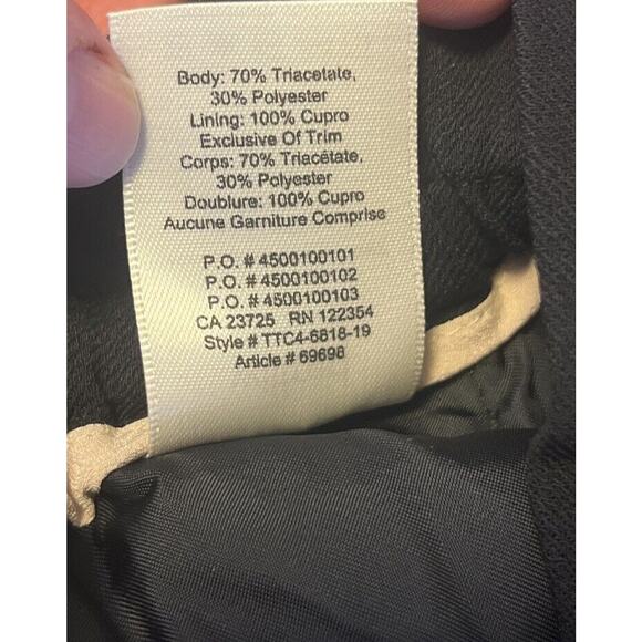 Aritzia Wilfred Kari Pants Size Small Pant Drawstring Pockets Black Paper Bag - Picture 16 of 16